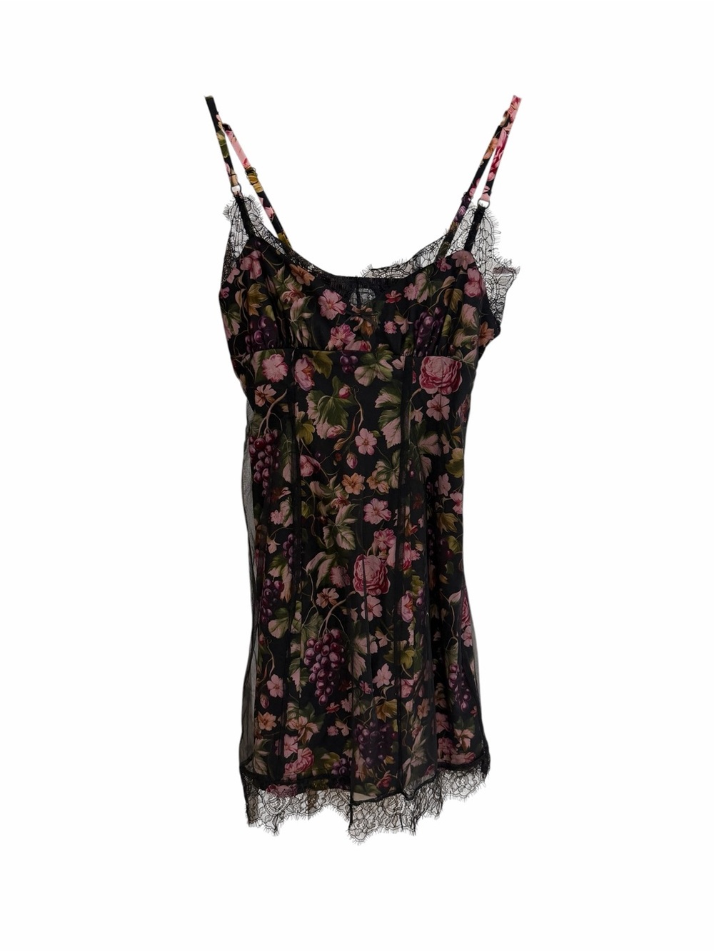 Maeve Floral Lace Bustier Mesh Fruit dress Size Medium - Picture 6 of 7